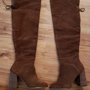 Steve Madden Novela suede over the knee boots